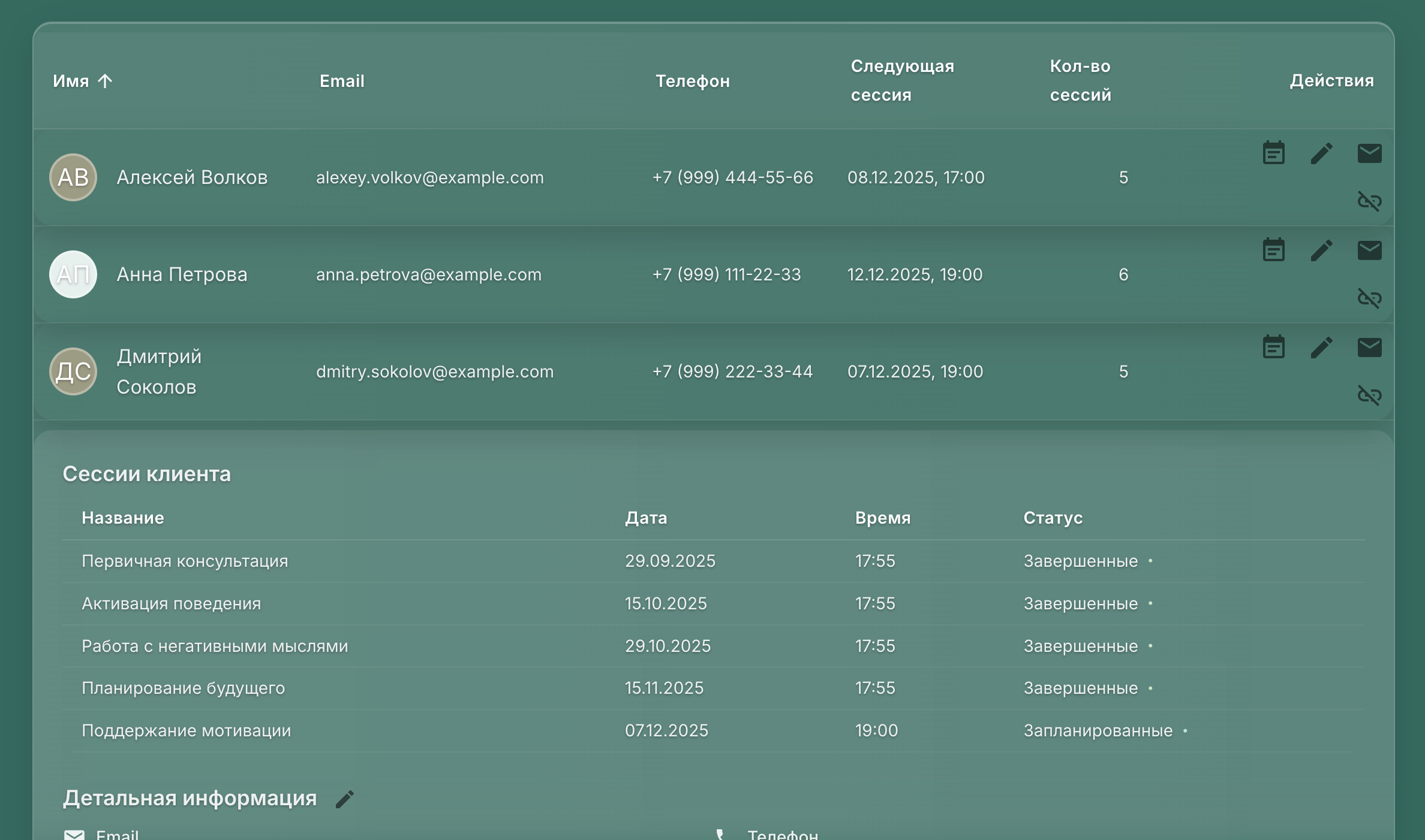 Клиенты Psychologoose